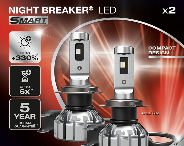 ams OSRAM präsentiert die nächste Generation LED-Nachrüstlampen: OSRAM NIGHT BREAKER® LED SMART